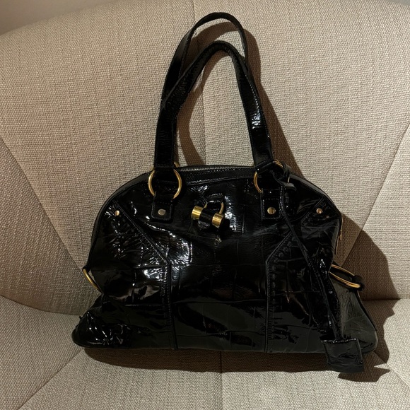 Saint Laurent Muse Patent Leather Bag - Picture 1 of 7